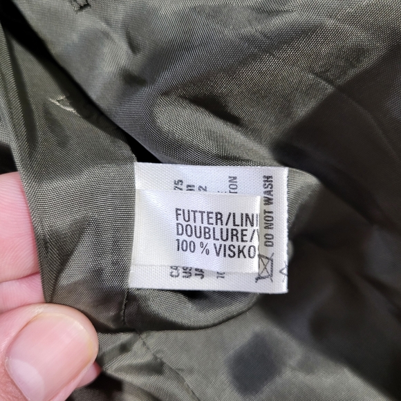 Vimtage Escada 80's Made in Western Germany Military Jacket Size 40 - Picture 9 of 16